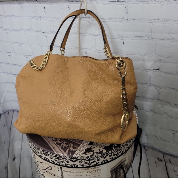 Michael Kors Collection Handbags - Michael Kors Tan Shoulder Bag